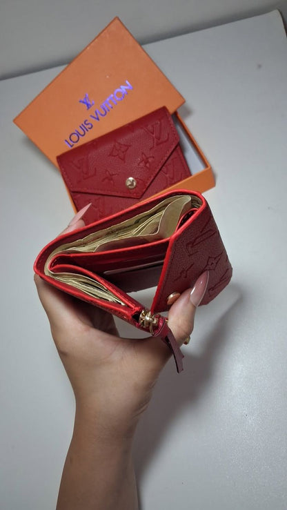 Portfeuille Louis-Vuitton Rouge