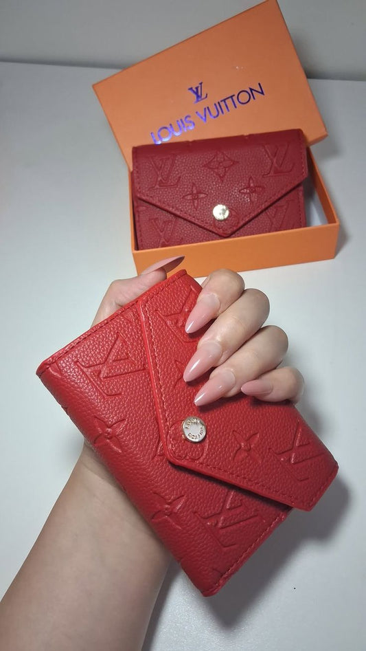 Portfeuille Louis-Vuitton Rouge