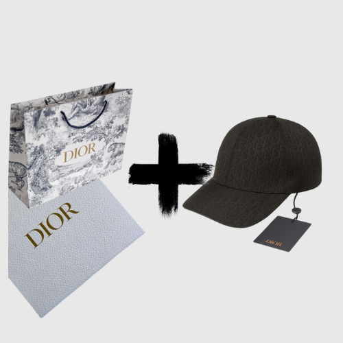 Casquette dior Black Black