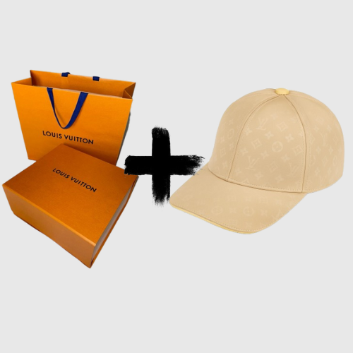 Casquette Lv beige