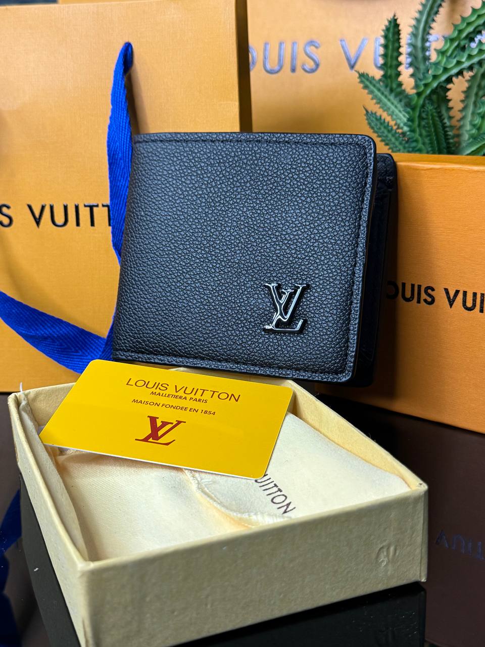 Portfeuille Louis Vuitton black black