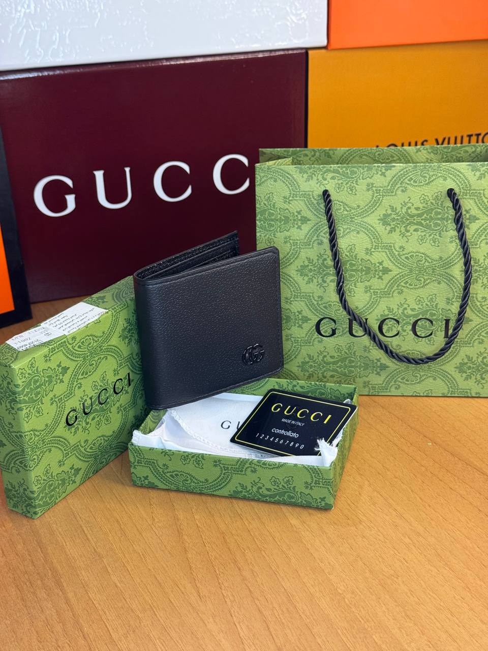 Portfeuille Gucci Black Black