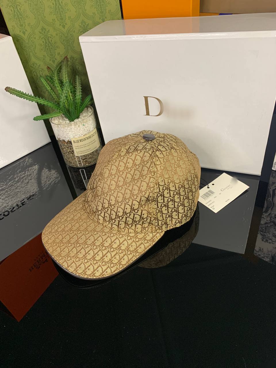 Casquette Dior maron
