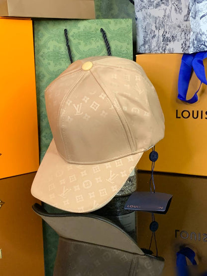 Casquette Lv beige